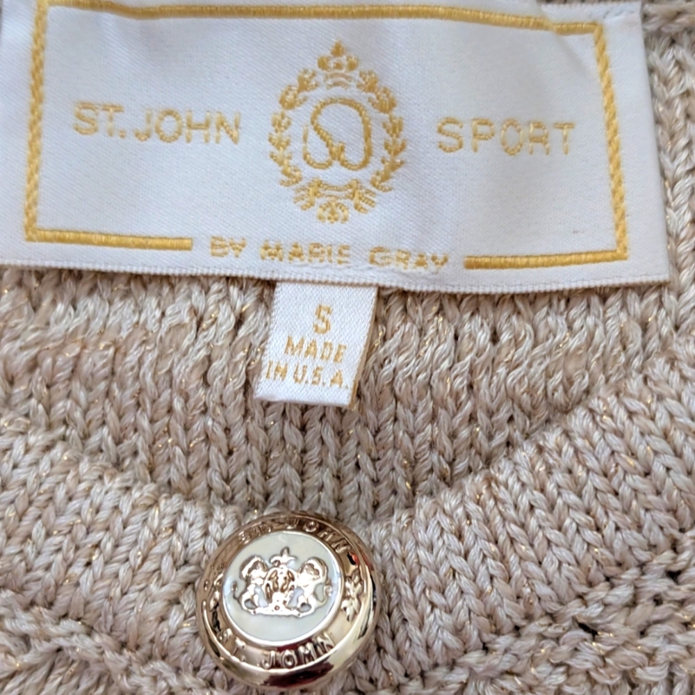St.John Sports By Marie Gray Women's Sweater - Picture 3 of 5